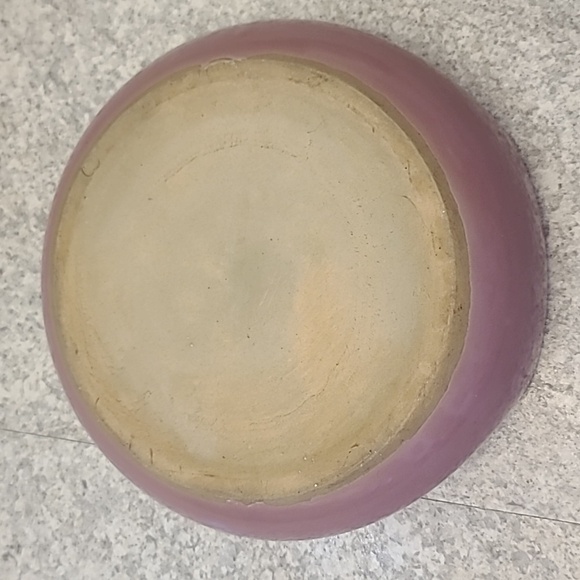 Pink and Cream Ceramic Studio Pottery Bowl - Picture 4 of 4